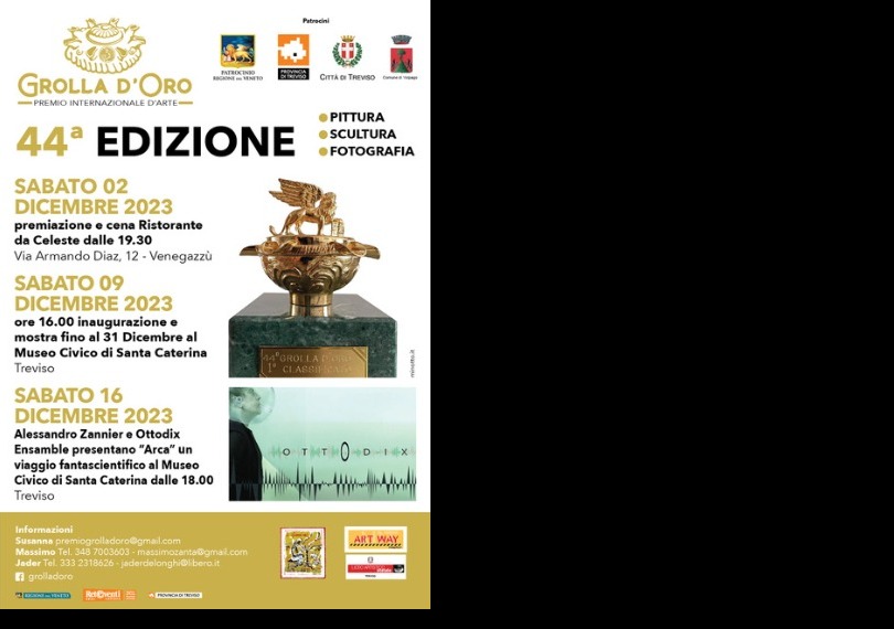 44^ EDIZIONE GROLLA D'ORO - Premio Internazionale d'Arte    