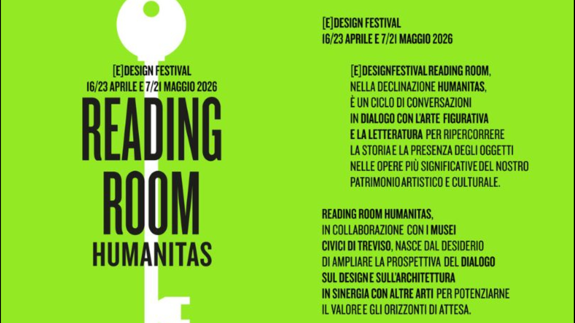 [e]DesignFestival Progetto “READING ROOM”, 