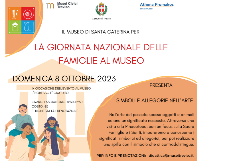 GIORNATA NAZIONALE DELLE FAMIGLIE AL MUSEO - FAMU   Domenica 8 ottobre 2023, Museo di Santa Caterina